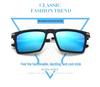 Trendy Square Polarized Korean Style Couple Sunglasses 8823 for Men