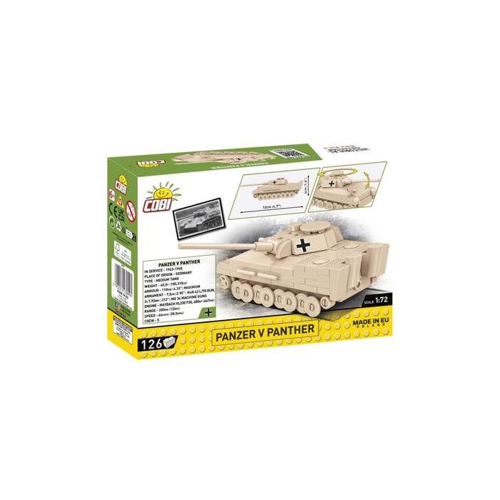 Modèle Réduit - COBI - 3099 - Panzer V Panther - 126 Éléments - 1:72 - Mixte
