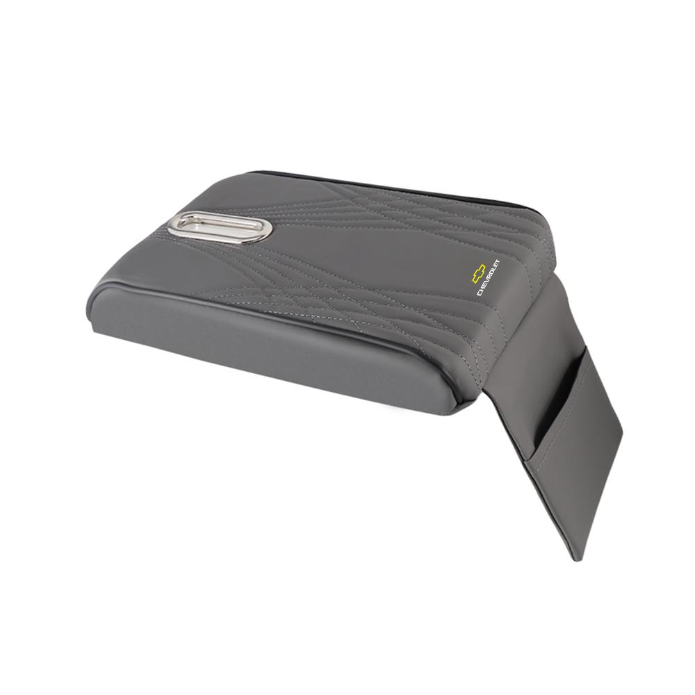 

Car Tissue Box Armrest Pad Center Console Protector Cover Armrest For Chevrolet Cruze Colorado Spark Captiva Malibu XL Trax Aveo сірий колір