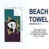 Anaheim Ducks Print Beach Towel, Large Soft Quick Dry Towel for Beach Camping Swimming