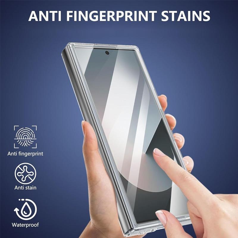 Transparent Phone Case for Samsung Galaxy Z Fold 7 6 5 Anti-scratch PC Anti-fall Cover for Z Fold7 Fold6 Fold5 Phone Accessories