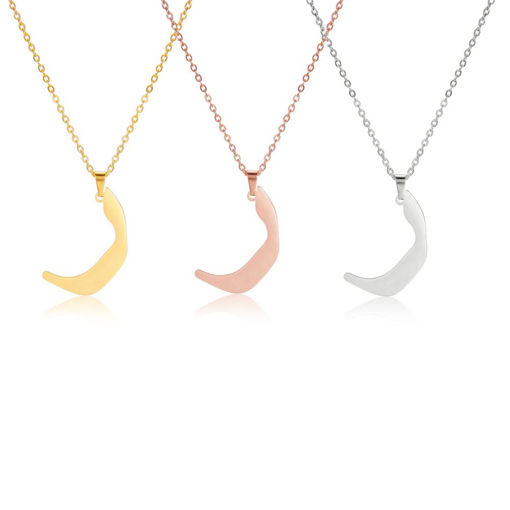 Arabischer Buchstaben-Anhänger Halskette für Damen Herren Edelstahl Arabisches Initial Alphabet Halsketten Glücksbringer Muslimischer Schmuck