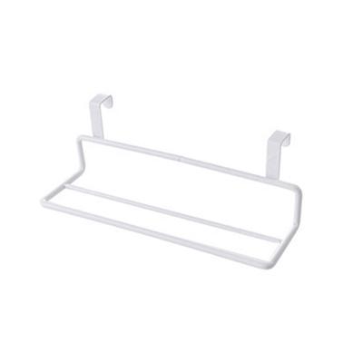 Multifunction Storage Double Rack Door Hook Towels Holder Cabinet Dishcloth Rack