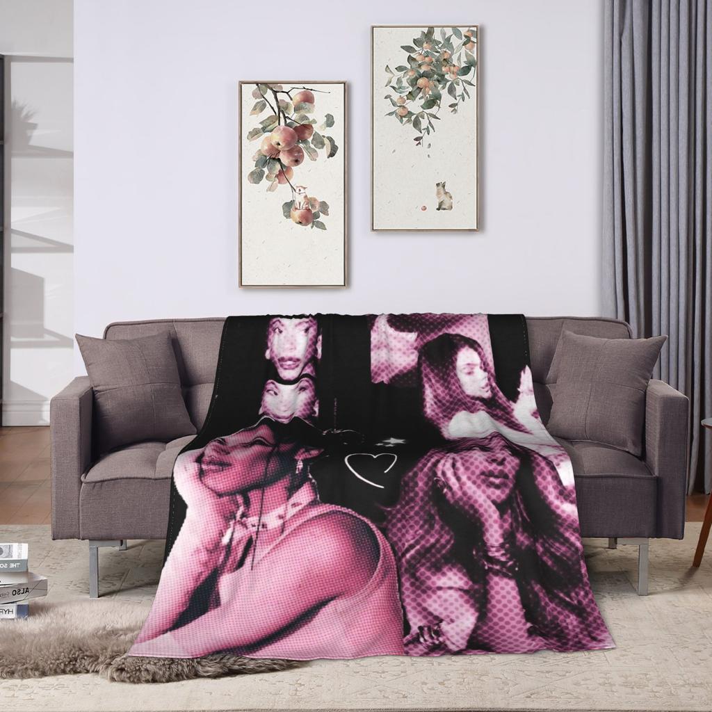 Soft Blanket Travel Office Singer TINI STOESSEL Futtura Album 2025 Throw Blanket  Flannel Bedspread For Bedroom Sofa Bed Cover