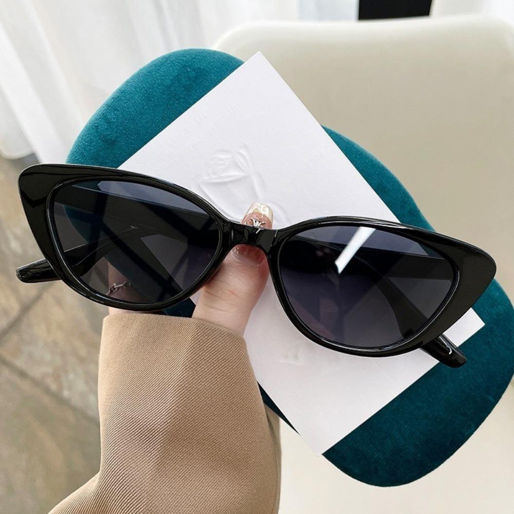 3 Stück Hip-Hop Kleine Katzenaugen-Sonnenbrillen Damen Brillen Brillen mit Retro-Stil Gläsern
