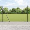 VidaXL Euro Fence with 7 Flanged Posts 1.4x10 M Galvanized Steel 3350904