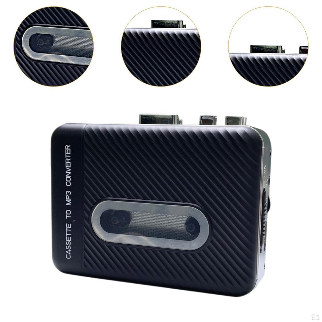 Conversor de cassete para MP3 Conversão Gravador de fita versátil