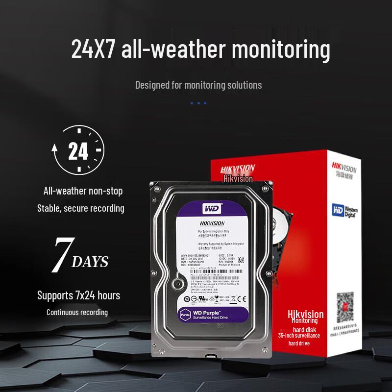 HIKVISION WD 6TB Surveillance Hard Drive