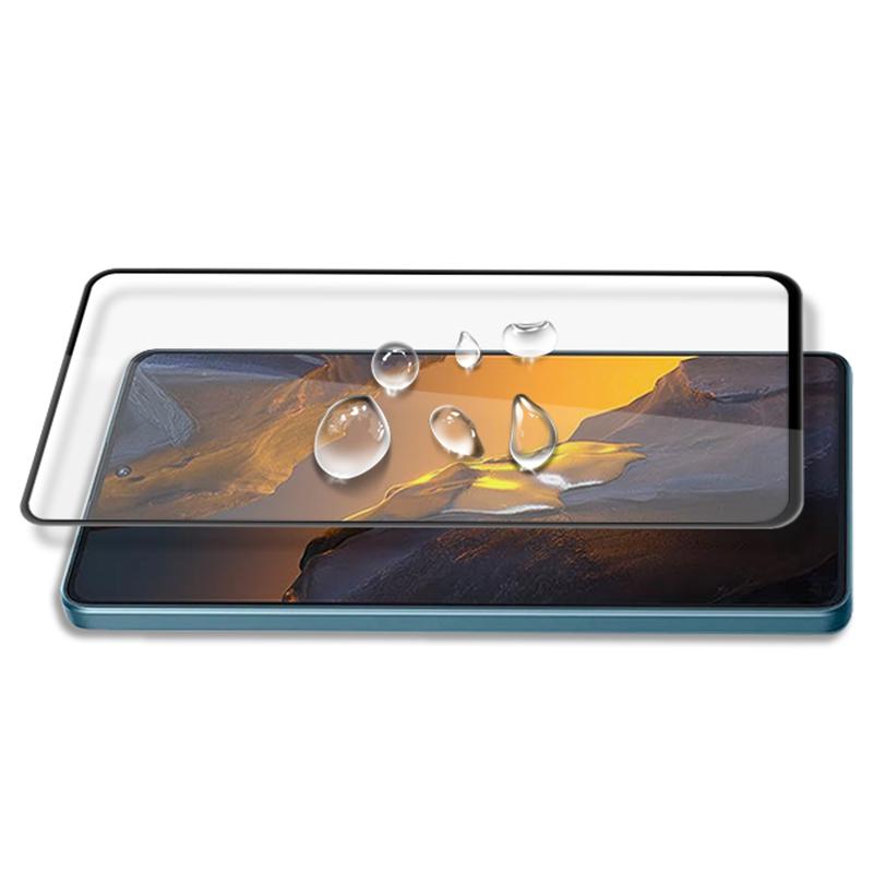 AMORUS For Xiaomi Poco F5 5G/Redmi Note 12 Turbo Tempered Glass Film Silk Printing Phone Screen Protector