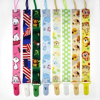 2/3/4PCS Anti-lost Chain Portable Cartoon Multicolour Children Accessories Pacifier Clip -shaped Clip Animal Pattern