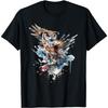 Owl As Watercolor Design, Owl T-Shirt