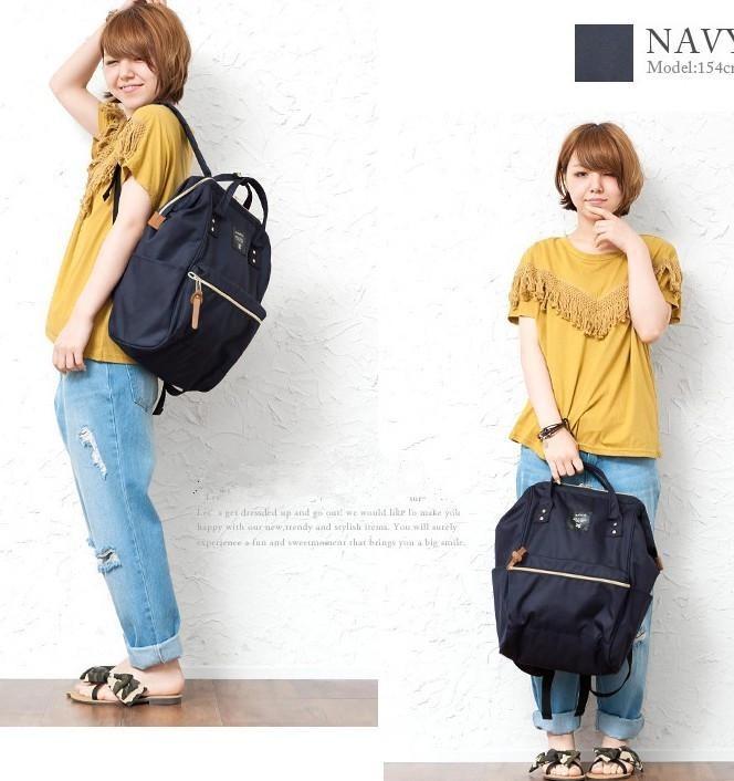 Students Canvas Fashion Backpack Unisex High Quality Waterproof School Bag