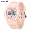 SANDA Boys Girls Digital Watch Women's LED Sports Watch For Women Wrist Watch Ladies' Waterproof Electronic Clock Children Gift