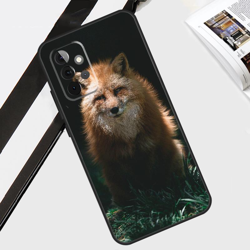 Cute Fox In Autumn Case For Samsung Galaxy A55 A35 A15 A56 A36 A26 A16 A06 A54 A34 A14 A12 A22 A32 A52 A13 A53