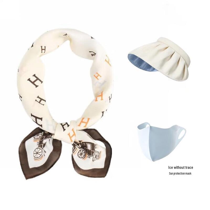 EILEI S109 Sun Protection Scarf, Hat & Mask Set