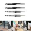 Durable Drill Bits Square Hole Set Tools Woodworking 4Pcs