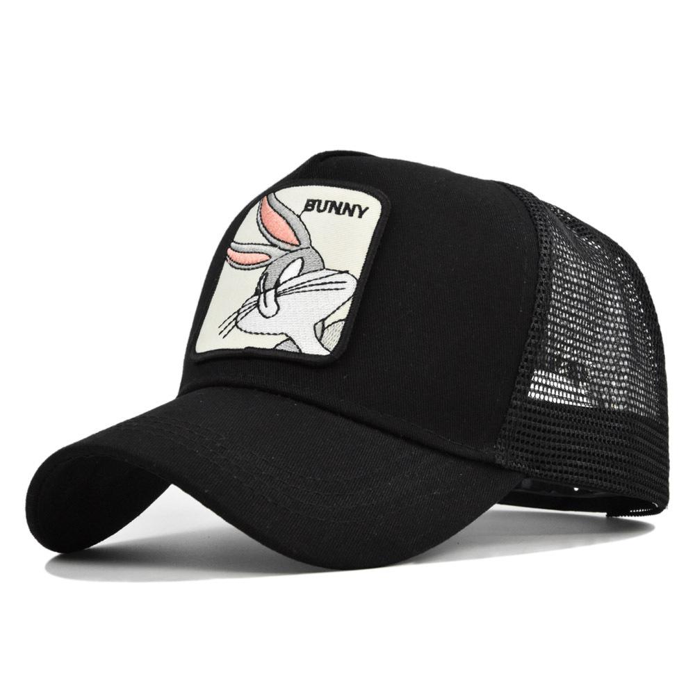 Tongue Hat Duck Bunny Animal Embroidered Baseball Hat Washed Old Sun Visor Hat