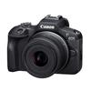 Kit appareil photo hybride Canon EOS R100 avec objectif zoom standard (RF-S18-45) Noir / APS-C / Environ. 356g