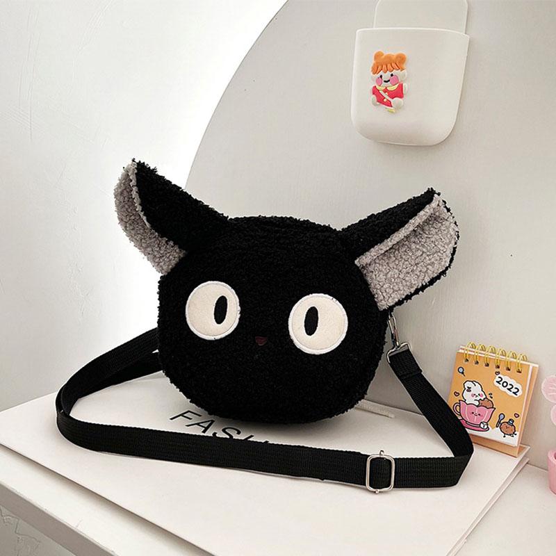 Japanese Style Kawaii Bag Women Carto Plush Shoulder Bag for Women New Crossbody Bag Small Phe Purse Bolsa Feminina