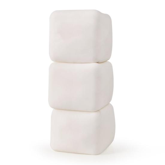 Slow-Rising Tofu Squeeze Toy Soft Moldable Fidget for Stress Relief Realistic Food-Shaped Decompression Gadget for Kids Adults