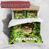 3pcs Duvet Cover Set (1*Duvet Cover + 2*Pillowcase, Without Core), Custom Name Ben 10 Cartoon Pattern Bedding Set, Home Bedroom Decor Gift