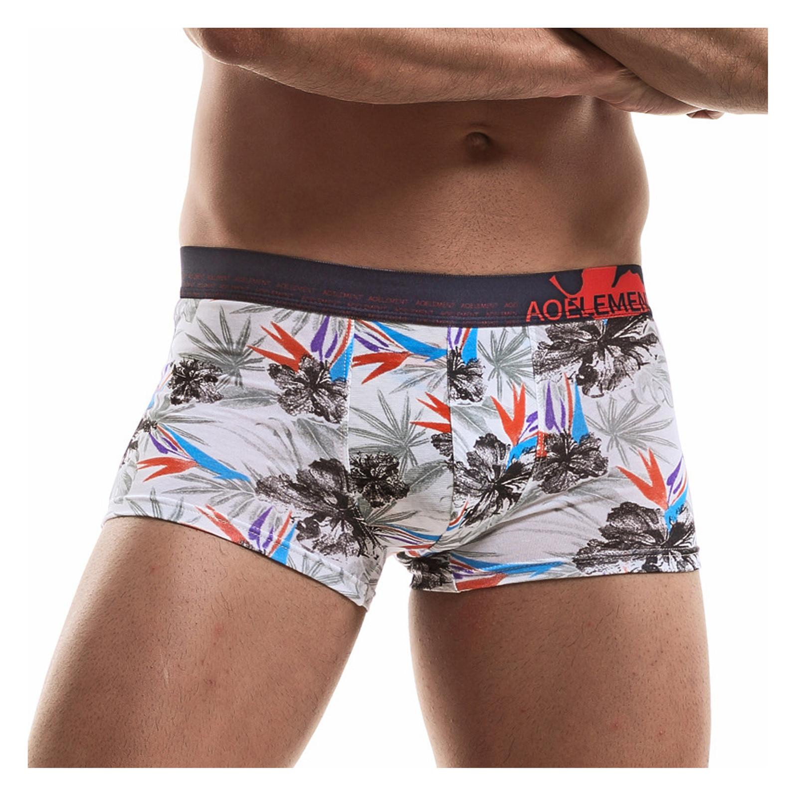 Мужские модные плоские брюки с принтом из ткани — фото 6