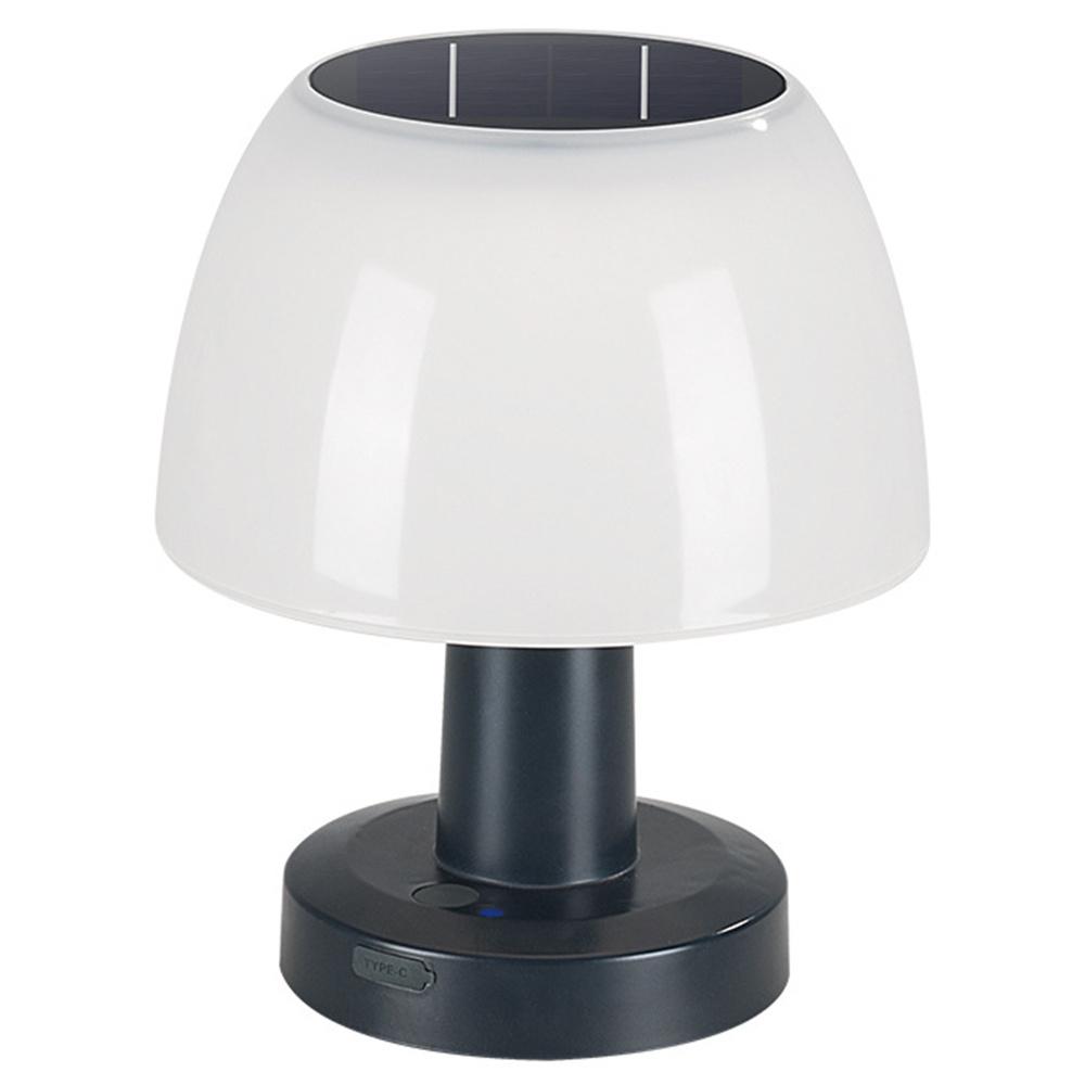 

Mushroom Shape Solar Bar Restaurant Atmosphere Table Lamp Outdoor Solar Garden Night Light A