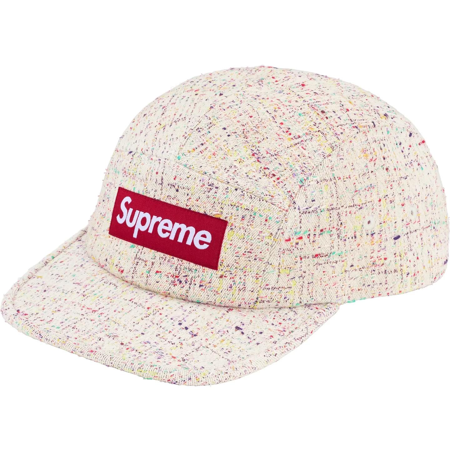 Supreme Denim Boucle Camp Cap Stone One-Size
