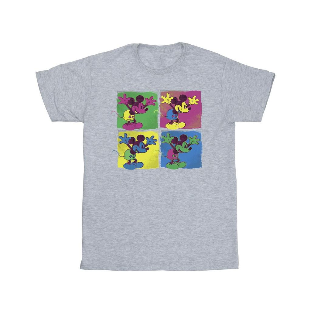 Disney Mens Mickey Mouse Pop Art T-Shirt