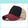 Cotton Mesh Baseball Cap For Men And Women With Wide Brim And Adjustable Fit Summer Streetwear