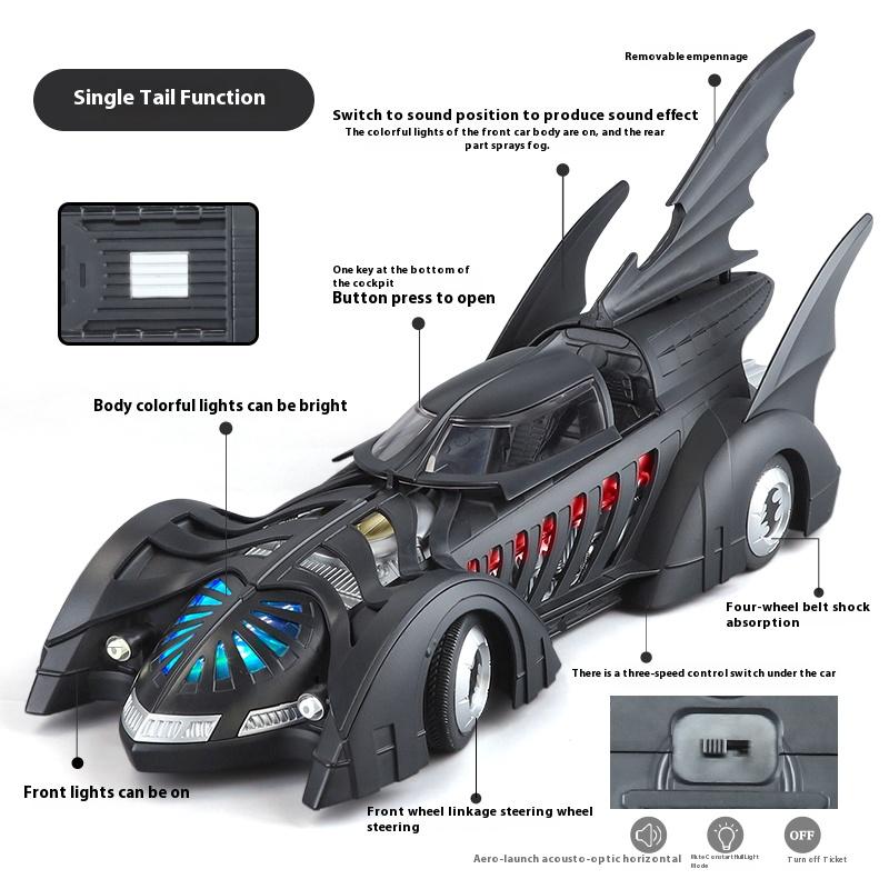 1:18 Batmobile 1995 Alloy Car Diecasts & Toy Vehicles Car Model Miniature Scale Model Car Toys For Children