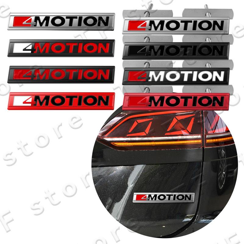 4Motion Emblem Logo Car Front Grille Badge Rear Trunk Sticker For Volkswagen Golf Passat Jetta Tiguan Accessories