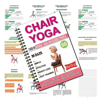 30-Day Chair Yoga Training Guide: Spiral Notebook