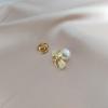 Temperament Bee Pearl Buckle Brooch Premium Temperament Women'S Silk Scarf Buckle Fixed Clothes Pin