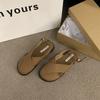 Wrapped Toe Sandals Women Summer New Korean French Retro Mori Fairy Style Casual Flat Roman Shoes