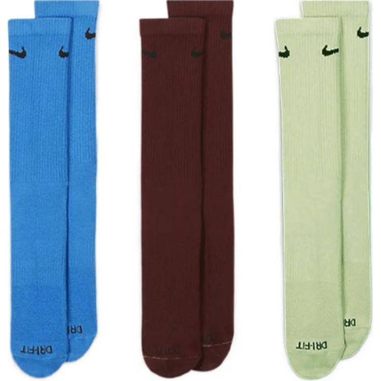 Nike Knee High Socks Men s Blue/Brown/Green SX6891-921 XL