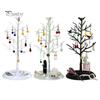 Jewelry Stand Organizer Tree Shape Design Tangle-Free Detachable Stable Base Earring Hanger Necklace Holder
