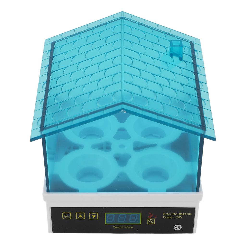 Small Egg Incubator 4 Egg Slots Adjustable Temperature Humidity Portable Automatic Hatching Egg Incu