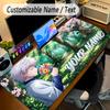 Großes MauspaddHunter × Hunter Benutzerdefinierter Name Text Personalisierte Schreibtischmatte Rutschfeste Gaming-Matte