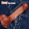 Realistic Thrusting Silicone Dildo, 8 Modes Vibrating & Heated Suction Cup Dildo, Rechargeable Adult Intimate Product, Discreet Packaging