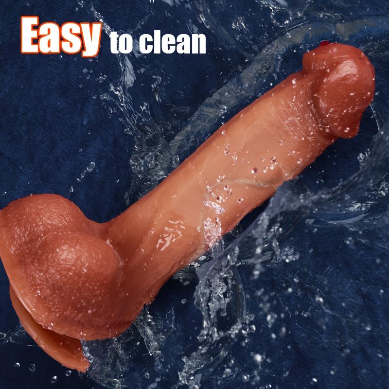 Realistic Thrusting Silicone Dildo, 8 Modes Vibrating & Heated Suction Cup Dildo, Rechargeable Adult Intimate Product, Discreet Packaging