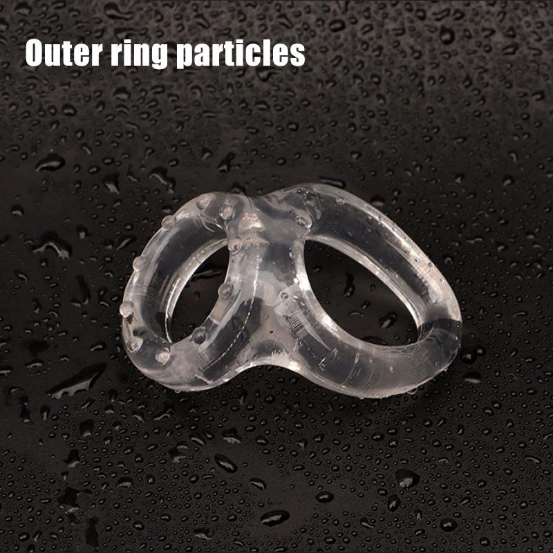 Cock Ring Penis Cock Ring On for Man Delay Ejaculation Sex Toys for Men Couple Expandable Dick Genital Rings Penis Ring Adults