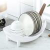 Countertop Dish Rack Plastic Dish Drying Rack Tableware Holder Bowl And Utensil Holder with Drainage for Kitchen Counter Sink
