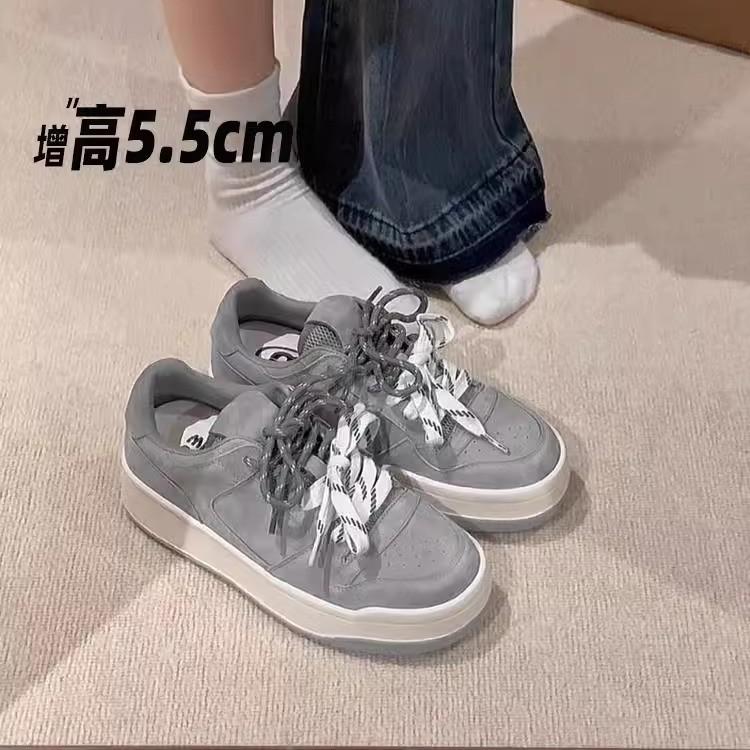 Dexun shoes sports board shoes spring 2025 new platform niche casual versatile board shoes women