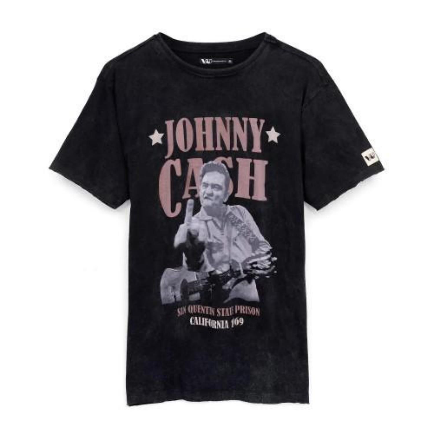 Johnny Cash Unisex Adult State Prison T-Shirt S