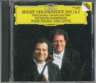 CD MOZART ITZHAK PERLMAN WIENER PHIL  Violinkonzerte Nr. 2  4 F35G20067 DEUTSCHE GRAMMO 1986 Japan Klassik Gebraucht