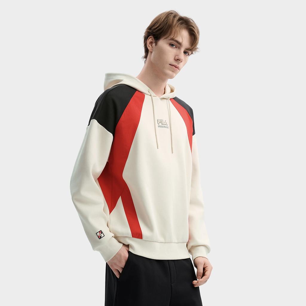 Fila Original Modisches Retro Klassisches Design Bequemes Lässiges Sweatshirt Herren sweatshirt Mandel Khaki F11M619207FBG
