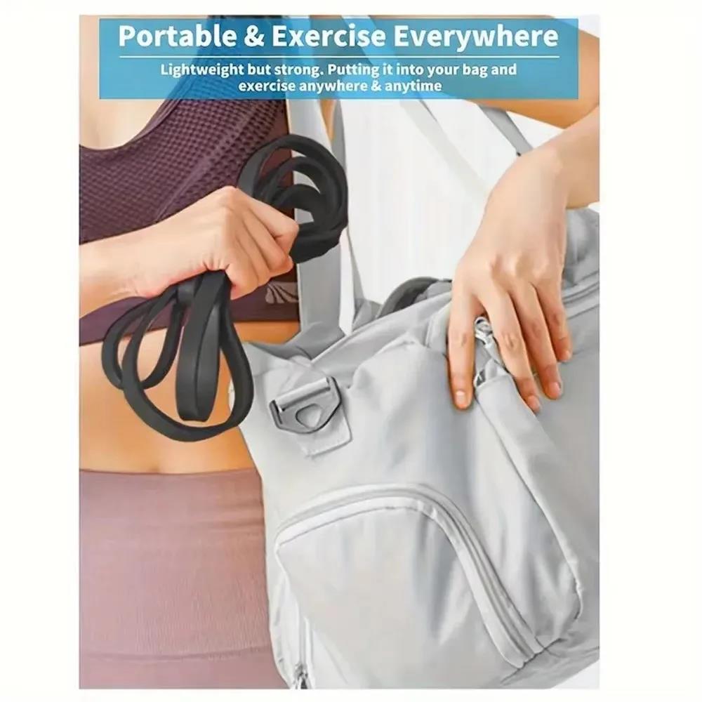 1 Pc Fitness Resistance Band Tough Latex Elastic Exercise Strength Pull-Ups Auxiliary Band Strengthening Train Fitness Equipment 3