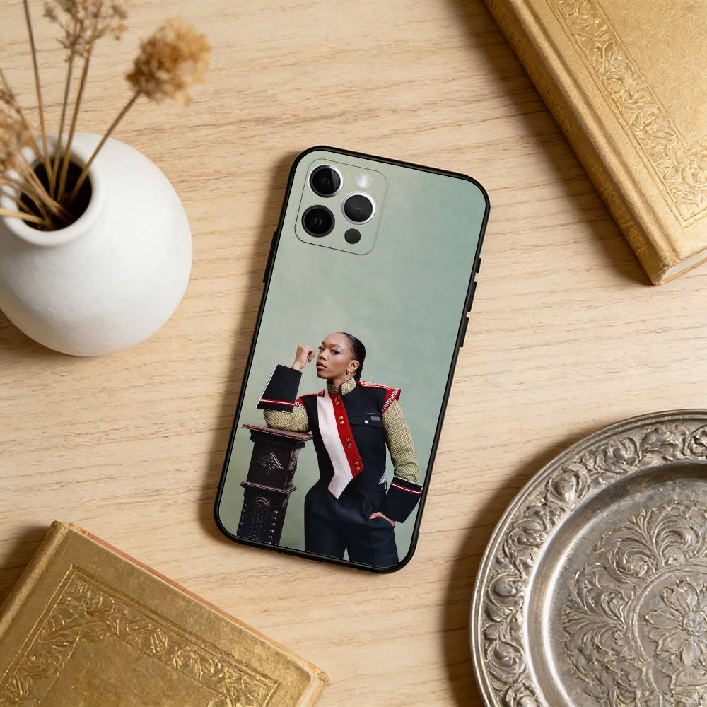 

N-Naomi Actor A-Ackie Phone Case For iPhone 17,16,15,14,13,12,11 Plus,Pro Max,Soft Silicone Black Cover iPhone16se4