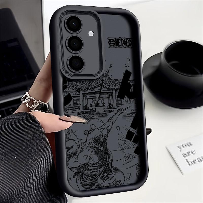 Roronoa Zoro Manga Phone Case For Samsung S26 S25 S24 S23 S21 S20 Ultra One Pieces For Galaxy S25 S24 FE S26 Plus Silicone Cover